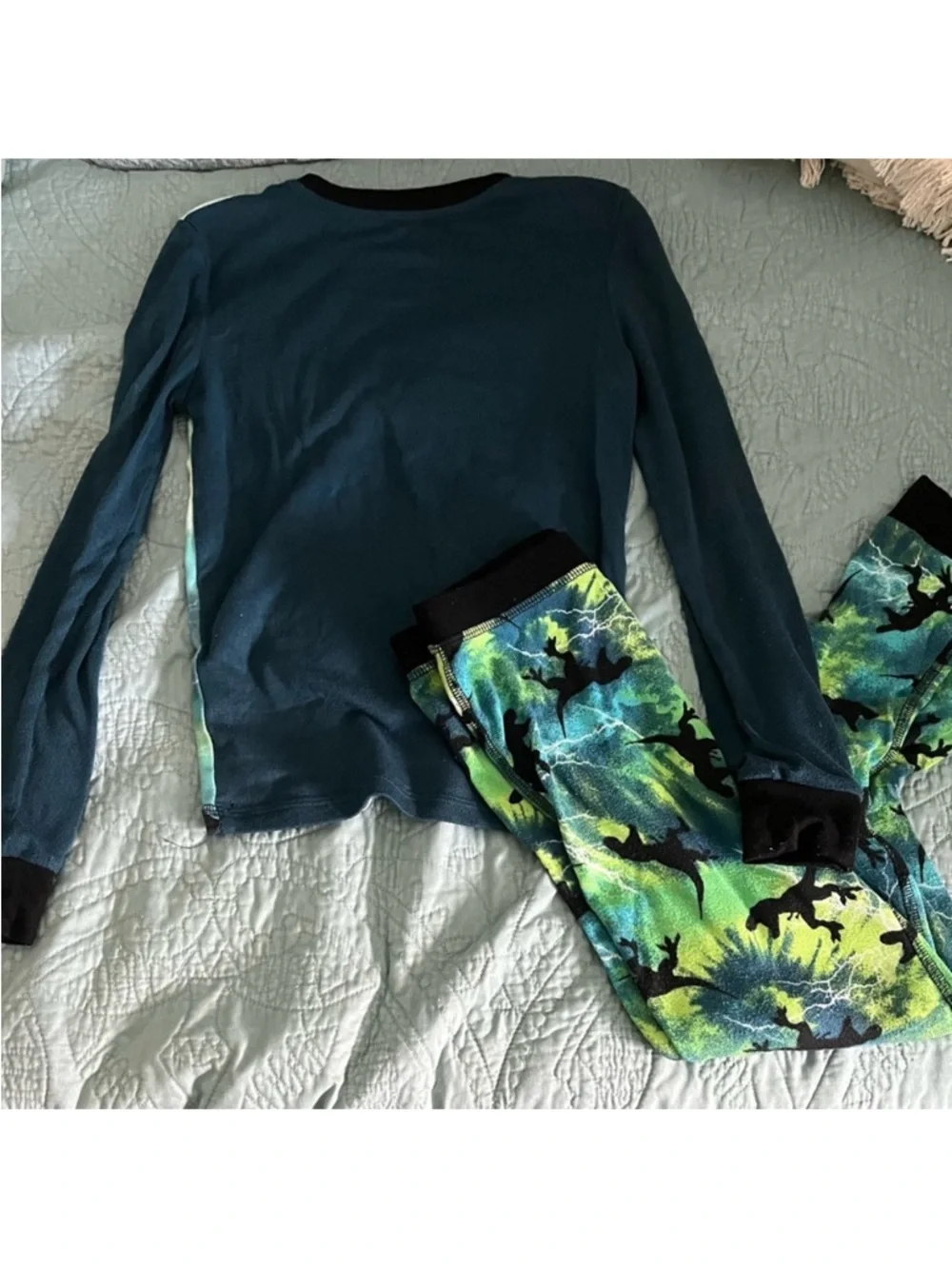 Cuddl Duds Moose & Dinosaur Pajama Sets